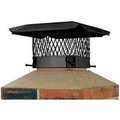Shelter SHELTER SC913 Shelter Chimney Cap, 9 x 13 in, 7-1/2 x 11-1/2 to 9-1/2 x 13-1/2 in Fits Duct, Steel SC913